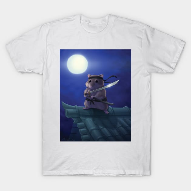 Ninja Hamster T-Shirt by JadedSketch